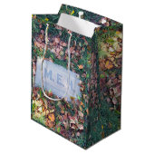 Meh Grabstein-krankhafter Spaß-lustiger Mittlere Geschenktüte (Rückseite Schrägansicht)