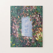 Meh Gravestone Morbid Spaß Friedhof Geek Funny Puzzle (Vertikal)