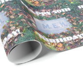 Meh Gravestone Morbid Spaß Funny Custom Geburtstag Geschenkpapier (Rolleneckpunkt)