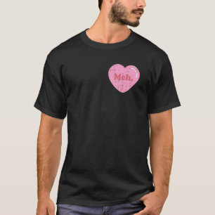 Meh Heart Pocket Funny Anti Valentinstag Single T-Shirt