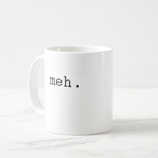 meh kaffeetasse (Vorderseite Links)
