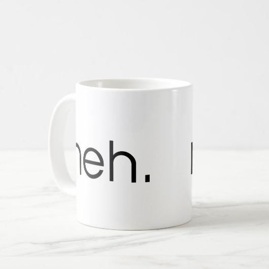 Meh Kaffeetasse (Vorderseite Links)