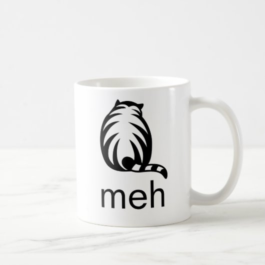 meh Katze Kaffeetasse (Rechts)