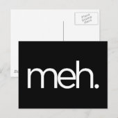 meh meh. postkarte (Vorne/Hinten)