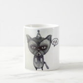 meh mürrische Katzen-Partyteekaffee-Tassenkunst Kaffeetasse (Mittel)