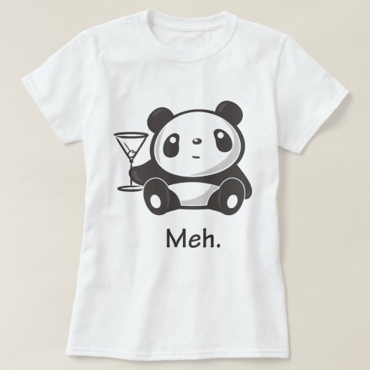 Meh Panda T-Shirt (Design vorne)