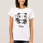 Meh Panda T-Shirt (Vorderseite)
