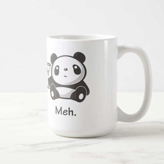 Meh Panda-Tasse Kaffeetasse (Rechts)