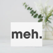 Meh Postkarte (Stehend Vorderseite)