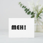 MEH! POSTKARTE (Stehend Vorderseite)