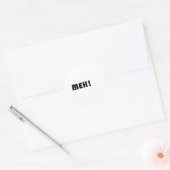 MEH! RUNDER AUFKLEBER (Umschlag)