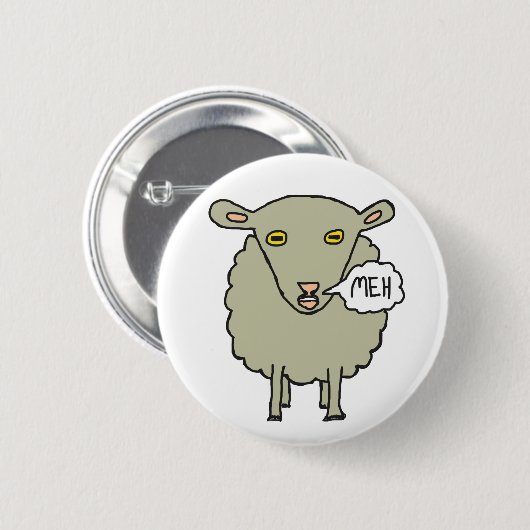 Meh Sheep Button (Vorne & Hinten)