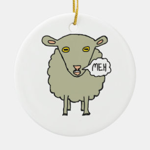 Meh Sheep Keramik Ornament
