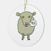 Meh Sheep Keramik Ornament (Links)