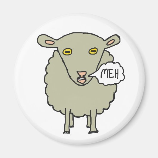 Meh Sheep Magnet (Vorne)