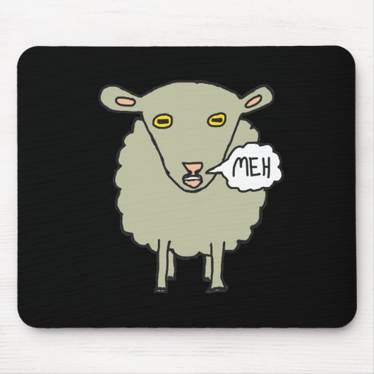 Meh Sheep Mousepad (Vorne)