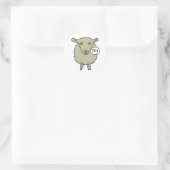 Meh Sheep Runder Aufkleber (Tasche)