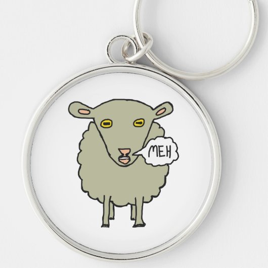 Meh Sheep Schlüsselanhänger (Vorne)
