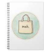 Meh Shopping Tote Notes Notizblock (Vorderseite)