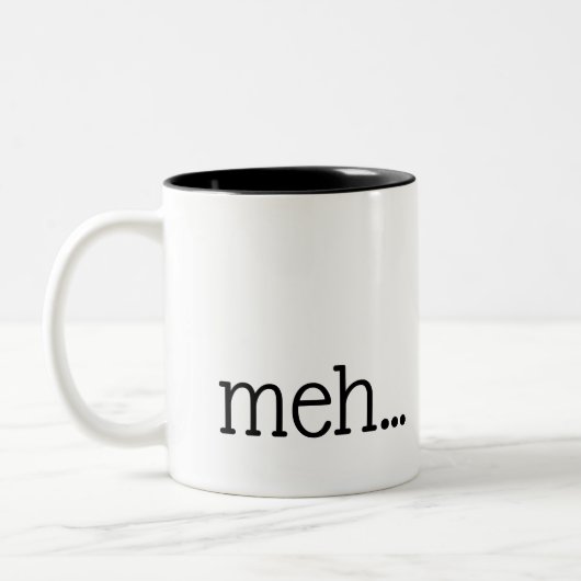 meh...Tasse Zweifarbige Tasse (Links)