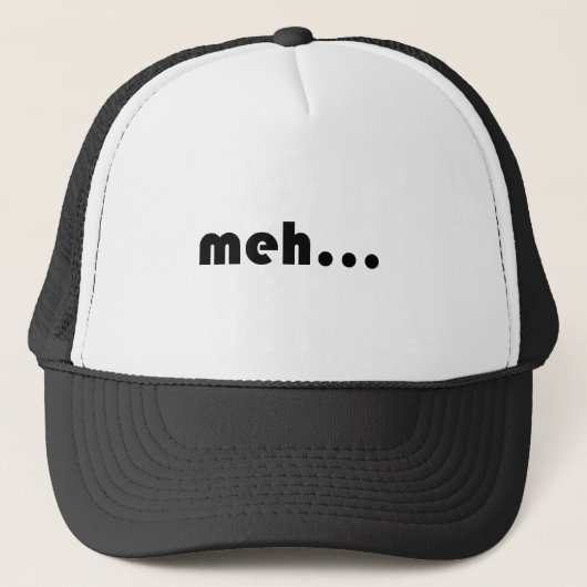 meh... truckerkappe (Vorderseite)