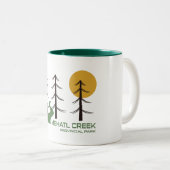 Mehatl Creek Parco Civico-Ciani Zweifarbige Tasse (VorderseiteRechts)