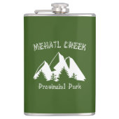 Mehatl Creek Provinzialpark Flachmann (Vorderseite)