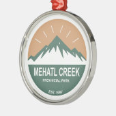 Mehatl Creek Provinzialpark Ornament Aus Metall (Links)