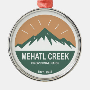 Mehatl Creek Provinzialpark Ornament Aus Metall