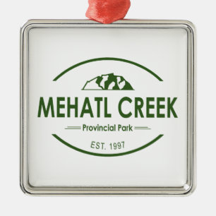 Mehatl Creek Provinzialpark Ornament Aus Metall