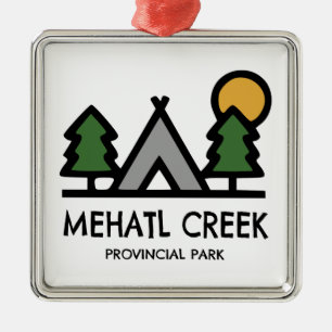 Mehatl Creek Provinzialpark Ornament Aus Metall