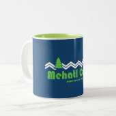 Mehatl Creek Provinzialpark Retro Zweifarbige Tasse (Vorderseite Links)