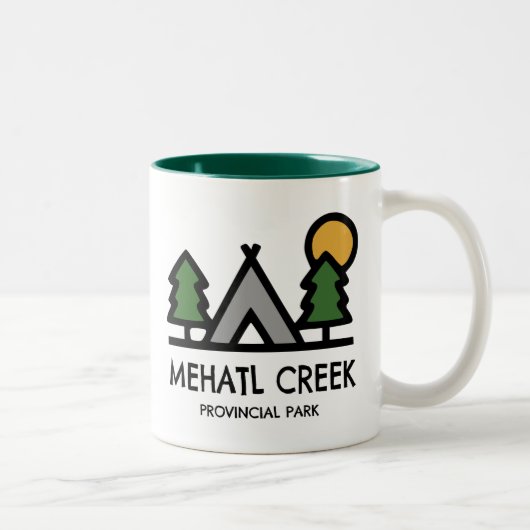 Mehatl Creek Provinzialpark Zweifarbige Tasse (Rechts)