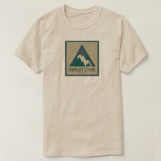 Mehatl Creek Provinzpark Rustic T-Shirt (Design vorne)