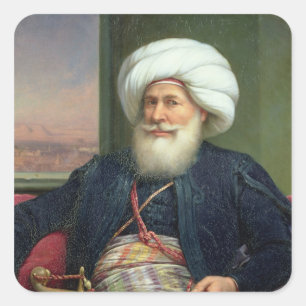 Mehemet Ali , 1840 Quadratischer Aufkleber
