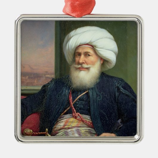 Mehemet Ali, 1840 Silbernes Ornament (Vorne)