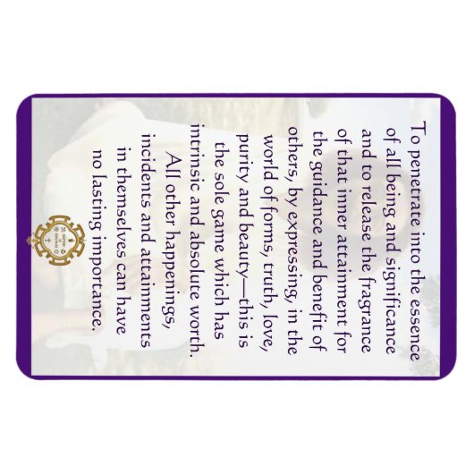 Meher Baba Game Magnet (Horizontal)