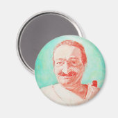 Meher Baba Magnet (Vorderseite/Rückseite)