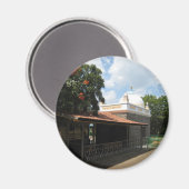 Meher Babas Grab Magnet (Vorderseite/Rückseite)