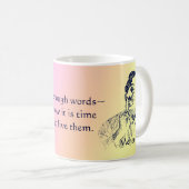 Meher Kuchen-Ruhe-Regenbogen-Tasse Kaffeetasse (VorderseiteRechts)