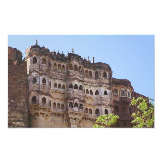 Meherangarh, das Majestic Fort, Jodhpur, Fotodruck (Vorne)