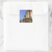 Meherangarh, das Majestic Fort, Jodhpur, Quadratischer Aufkleber (Tasche)