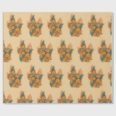 Mehl Geschenkpapier (Flach)