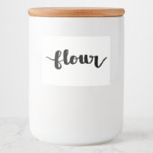 Mehl, handschriftlich gekennzeichnet lebensmitteletikett (Vorderseite)