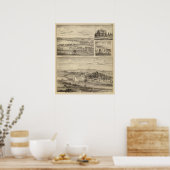 Mehl, Isenours Glenwood, Minnesota Poster (Küche)