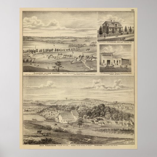 Mehl, Isenours Glenwood, Minnesota Poster (Vorne)