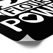 Mehl Power Brot Backen Poster (Ecke)