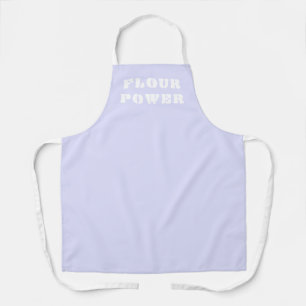 Mehl Power Light Periwinkle Lila Schürze