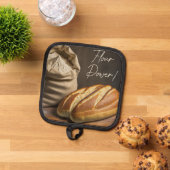 Mehl Power Topflappen (Oben Unten)