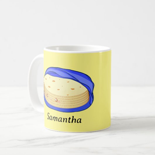 Mehl-Tortillas Kaffeetasse (Vorderseite Links)